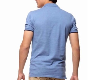 Polo personnalisé pour homme en coton, coupe ajustée, respirant, séchage rapide, manches courtes, vente en gros, grandes tailles - Product Image 2