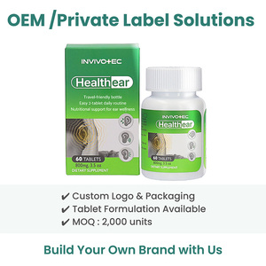 [invivotec] Healthear Auditory Wellness Supplement IFN1801, Complejo de Suplementos Dietéticos para el Apoyo a la Salud Auditiva en Tabletas - Product Image 5