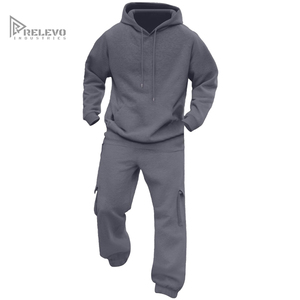 Conjunto Deportivo para Hombre con Logotipo Personalizado, Diseño con Capucha de Felpa de Algodón, Ligero, Transpirable, Resistente, Ropa de Invierno Unisex - Product Image 3