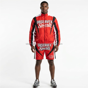 Windbreaker Set Outdoor Adventure Ready Outfit Nylon Jacket and <b>Shorts</b> Set Lightweight And Quick Dry Sportswear Windbreaker Set - Product Image 1