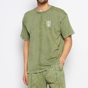 Diseña tu Propio Logotipo, Camisetas para Hombre con Lavado Ácido, 100% Algodón, Corte Holgado, Ropa Casual, Último Diseño en Camisetas con Lavado Ácido para Hombre - Product Image 1