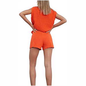 Conjunto de 2 piezas para mujer, conjuntos de pantalones y blusas de verano al por mayor para mujer, conjuntos de camisa y pantalones cortos con bolsillos 2026 - Product Image 6