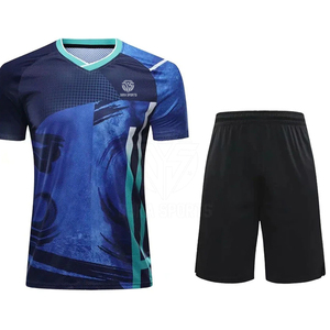 ออกแบบโลโก้ตามสั่ง เสื้อผ้ากีฬาคุณภาพสูง ชุดเทนนิสสำหรับทุกเพศ ระบายอากาศได้ดี แห้งเร็ว - Product Image 2