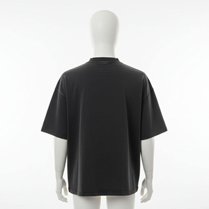 เสื้อยืดผู้ชายสไตล์ลำลองพรีเมียมผ้าฝ้ายปักลายขาดๆ แนวสตรีทฮิปฮอปวินเทจ แขนสั้น สำหรับฤดูร้อน - Product Image 4