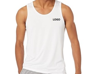 Custom <b>Men</b> Tank Top Plus Size Quick Dry Breathable Knitted Sleeveless Sports <b>Vest</b> Gym Workout Wear - Product Image 6