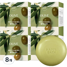 Savon Happy Bath Collection Originale 90g Parfum Olive Solide Lot de 8 en Promotion - Product Image 1