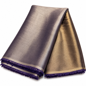 Premium <b>Tissue</b> Fabric Export Quality Metallic Shiny Luxury Woven Dress Material for African Dubai Fashion <b>Wedding</b> Apparel Manufa - Product Image 2