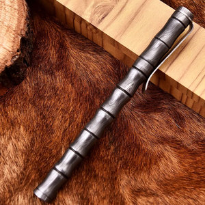 Bolígrafo de Rodillo de Acero de Damasco Hecho a Mano, Instrumento de Escritura Ejecutivo Premium para Reuniones de Oficina y Regalos - Product Image 6