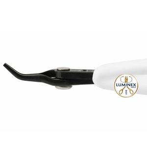 Xuron 450BN <b>Angled</b> Nose Pliers Stainless Steel White Handle Fine Precision Jewelry Electronics OEM Factory CE ISO - Product Image 2