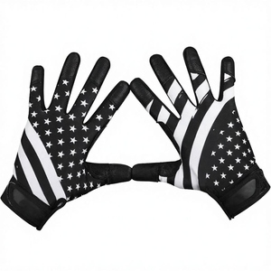 Gants de frappeur en cuir blanc WARPRO INDUSTRY pour gaucher, taille XL, respirants, fermeture auto-agrippante, durables, unisexe, équipement d'entraînement pour adulte - Product Image 1