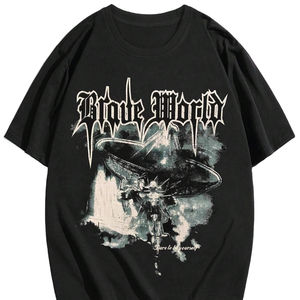 เสื้อยืดผู้ชายพรีเมียม ผ้าฝ้าย 100% แขนสั้น พิมพ์ลายซิลค์สกรีน น้ำหนัก 220 กรัม เนื้อผ้าหนา ระบายอากาศได้ดี กันยับ เป็นมิตรต่อสิ่งแวดล้อม - Product Image 1