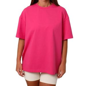 <b>Women's</b> Summer Cotton T-Shirts Short-Sleeved Round-Neck Solid Color Print <b>Tight</b>-Fitting Base Size Ladies From BD - Product Image 1