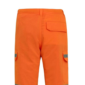 Pantalons de travail haute visibilité, nouveau design, avec bande réfléchissante, possibilité d'ajouter votre propre logo, pour travaux de construction, pour hommes. - Product Image 5