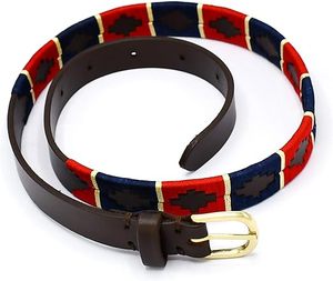 Ceinture de polo classique pour homme en cuir véritable, équestre, avec logo personnalisé, ceinture de polo argentine, OEM bienvenu - Product Image 2