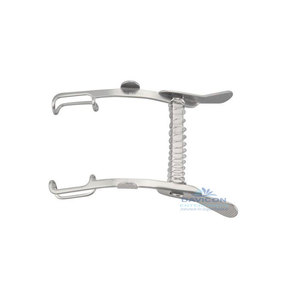 MELLINGER-AXENFELD Spéculum oculaire manuel en acier inoxydable, à une lame solide et ouverte, 15 mm de large, 7 cm |   DAVICON ENTERPRISES - Product Image 2