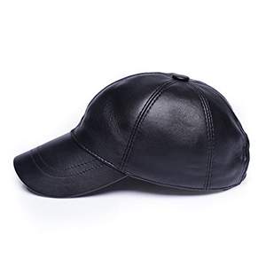 Gorra de Béisbol de Cuero Directo de Fábrica, Personalizada, con Correa Ajustable de Piel de Vaca, Visera Curva, Gorra OEM - Product Image 4