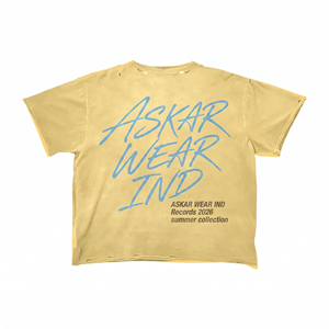 Camiseta ASKAR WEAR IND para Hombre, Talla Grande, Manga Corta, Cuello Redondo, con Estampado de Esqueleto, Estilo Urbano, Algodón Jersey, Verano 2026 - Product Image 3