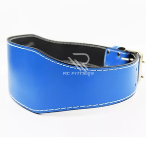 Ceinture de musculation réglable en cuir avec logo personnalisé RC Fitness, 10 mm d'épaisseur, respirante, imperméable, protection avancée, soutien dorsal - Product Image 4