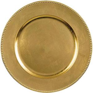 Assiette de Présentation Dorée en Acier Inoxydable Écologique Poli de Luxe pour Mariages et Événements – Plat Décoratif Durable de 12 Pouces pour Dîners et Fêtes - Product Image 5