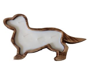 BEST SELLER Wholesale Natural Acacia <b>Dog</b> <b>Bowl</b> Hot Trend Colors Handmade Wooden Table Scented Candle <b>Stand</b> Cheap Price - Product Image 1