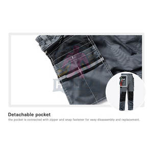 Pantalones de Trabajo Resistentes y Transpirables de Alta Visibilidad, Ropa de Trabajo Industrial Cómoda para Uso Diario en Talleres, con Certificación CE - Product Image 5