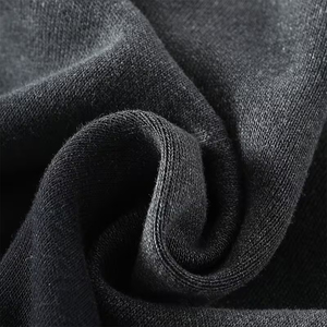 Sweat-shirts pour hommes les plus vendus, couleur noire, pull-over, couche intérieure chaude, ourlet côtelé, pour hommes - Product Image 4