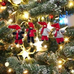 Set of 2 Handmade Cute Woolen Felt Pendant <b>Christmas</b> Tree Ornament - Product Image 6