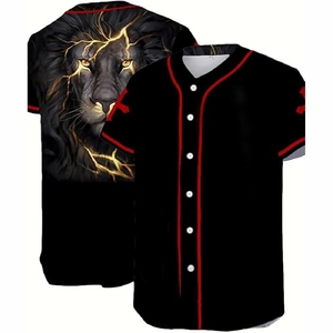 Durable Sublimation Baseball Jersey for Sports Teams with Premium Stitching and Vibrant Print Finish - Product Image 5