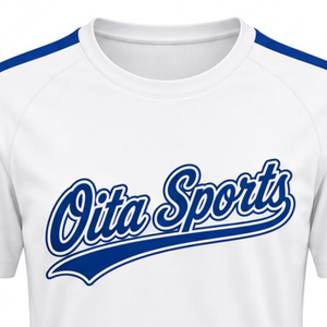 White Blue Cheer Jersey Short Sleeve Team Sports Shirt Athletic Performance Uniform Top Training Practice Competition Apparel - Product Image 3