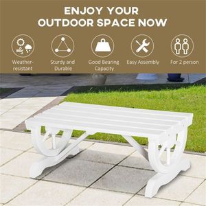 Outdoor Garden Bench Chair Stylish Patio Furniture for <b>Comfortable</b> Seating - Product Image 6