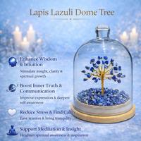 Arbre de Vie en Cristal Naturel avec Dôme d'Amour, Boîte Premium, Bonsaï, Arbre à Argent Feng Shui, Guérison des Chakras, Décoration d'Intérieur, Cadeau