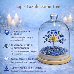 Árbol de los Deseos con Cúpula de Cristal Natural y Caja Premium, Bonsái de Piedras Preciosas, Árbol del Dinero Feng Shui, Decoración para Sanación de Chakras, Artículo de Regalo - Product Image 4