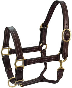 Y & Z licou de cheval en cuir véritable de haute qualité corde de qualité supérieure fournitures équestres prix de vente entier disponible - Product Image 1