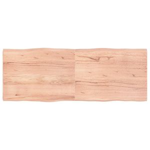 Plateau de table en bois de chêne massif brun clair 63 x 24 pouces, table à manger pliable - Product Image 2
