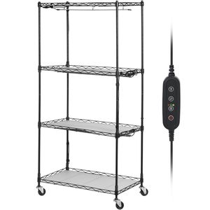 4-Tier Plant Stand with 45W Full Spectrum Grow <b>Light</b> 3-Mode <b>Timer</b> Wheel Versatile & Efficient Indoor Gardening Solution - Product Image 2