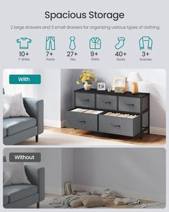 ตู้ลิ้นชักผ้าสไตล์เวียดนามสมัยใหม่ 5 ชั้นสำหรับห้องนอน - Product Image 5