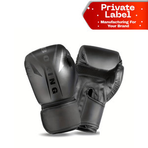 หลายขนาด (10oz-16oz) ถุงมือชกมวยหนังเทียมสำหรับมืออาชีพสำหรับผู้ใหญ่สำหรับคิกบ็อกซิ่ง ซานด้า ผู้ชาย ผู้หญิง ทนทาน ปรับได้ - Product Image 1