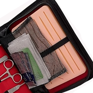Large Silicone Pad 14 Pre-Cut Wounds <b>Suture</b> Practice <b>Kit</b> for Medical Students for Orthopedic Surgical Instruments ENT Hospitals - Product Image 6