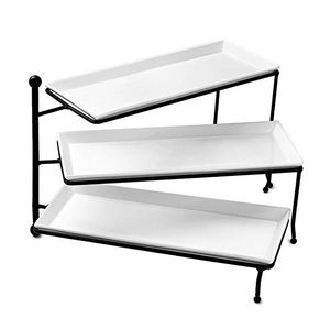 Plataforma de exhibición para eventos, expositor de panadería, soporte elevado para buffet de hotel, exhibidor de postres para restaurante, soporte para mesa de dulces - Product Image 6