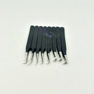 ชุดแหนบต่อขนตาสแตนเลสสีดำด้านปรับแต่งโลโก้ได้ตามต้องการ - Product Image 6