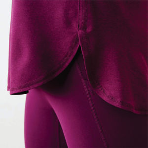 Camisetas de Manga Larga para Mujer, Corte Holgado, Cuello Redondo, Hechas a Medida, de Algodón, Casuales, para Otoño, Tallas Grandes, ODM OEM - Product Image 5