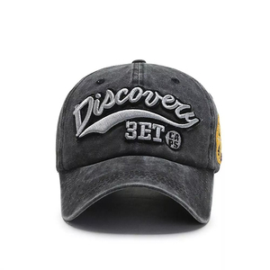 Gorras de Béisbol Deportivas Unisex Clásicas de 6 Paneles con Bordado 3D y Hebilla Metálica, 100% Algodón, Precio Razonable, Gran Venta - Product Image 3