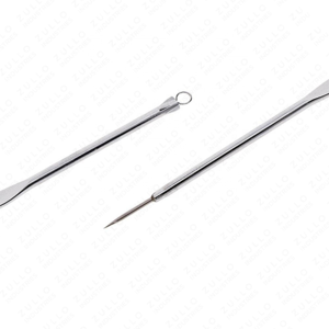 Extracteur de points noirs et d'acné en acier inoxydable, outil professionnel pour le traitement des boutons et des soins de la peau du visage - Product Image 4