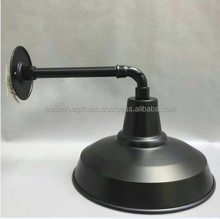 Металлическая настенная лампа с черным порошковым покрытием, простой дизайн круглой формы, отличное качество, для домашнего освещения