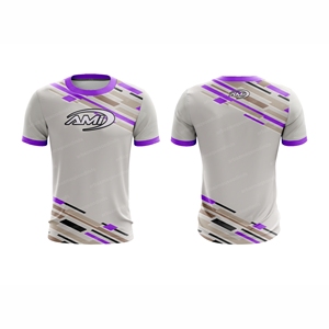 Camiseta de Lucha Libre para Hombre con Logotipo Frontal Impreso Digitalmente, Material Spandex/Poliéster 150gsm, Servicio OEM para Artes Marciales - Product Image 3