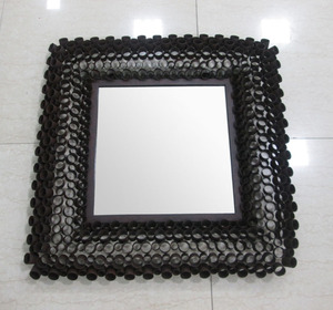 Miroir mural décoratif avec cadre pour hôtels et résidences - Exportation - Product Image 4