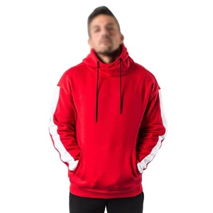 Men's Regular Sleeves Sportswear Hoodies Pullover Hooded Sweatshirts Autumn Winter Polyester/Cotton Embroidered <b>Plain</b> Dyed Loose - Product Image 3