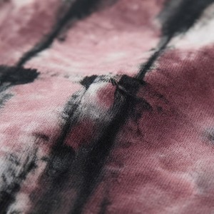 Men's <b>Tie</b>-Dye Short Sleeve O-Neck T-Shirt Regular Fit Casual <b>Knitted</b> Patterned Top - Product Image 5
