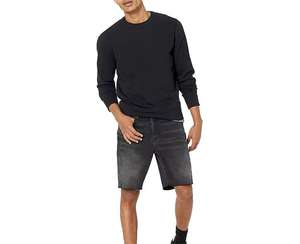 Shorts en jean pour hommes en gros, 100 % coton, coupe slim, style streetwear avec design déchiré et imprimé - Product Image 3