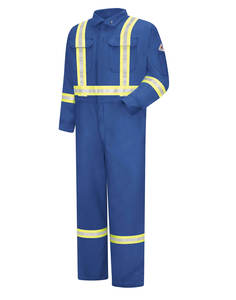 Custom Men Reflective Taped <b>Safety</b> <b>Roadway</b> Construction Work Coverall Wholesale With Pockets Coverall - Product Image 1